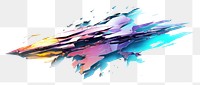 PNG Splattered creativity abstract graphics.