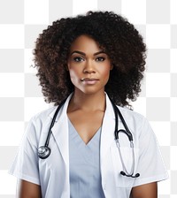 PNG Adult stethoscope hairstyle physician