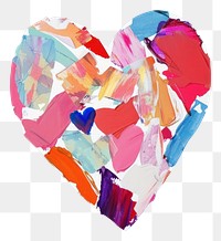 PNG Painting heart creativity abstract.