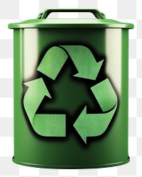 PNG  Recycle icon green container recycling. AI generated Image by rawpixel.