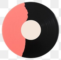 PNG Vinyl minimalist form shape turntable circle.