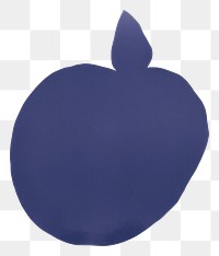PNG Blueberry shape apple logo.