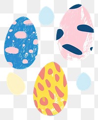 PNG Cute easter egg illustration outdoors nature ocean.