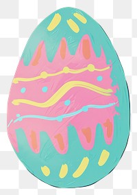 PNG Cute easter egg illustration food.