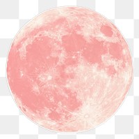 PNG  Cute full moon space illustration astronomy outdoors night.