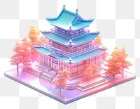 PNG  Architecture building pagoda temple. AI generated Image by rawpixel.