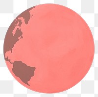 PNG Earth minimalist form sphere planet shape.