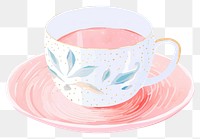 PNG  Coffee cup drawing saucer drink. .