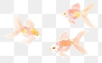 PNG  Goldfish backgrounds animal transparent. AI generated Image by rawpixel.
