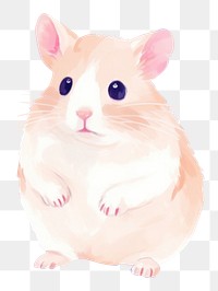 PNG  Hamster rodent animal mammal. AI generated Image by rawpixel.