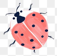 PNG  Ladybug outdoors pattern nature. AI generated Image by rawpixel.