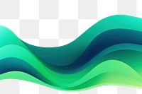 PNG Green wave backgrounds abstract shape.