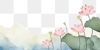 PNG Lotus blooming flower petal plant. AI generated Image by rawpixel.