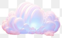 PNG Cloud foam abstract softness.