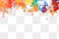 PNG Oil painting brush stroke of mixed color art abstract white.