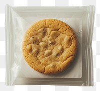 PNG  Cookie plastic with blank label mockup packaging food snickerdoodle confectionery.