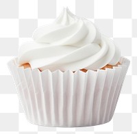 PNG  Cupcake liner mockup dessert cream food.