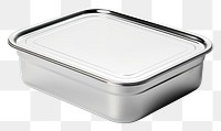 PNG Container rectangle aluminium silver.