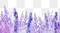 PNG Lavender watercolor border backgrounds outdoors blossom.