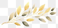 PNG  Eucalyptus plant gold leaf.