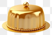 PNG Cake icon gold shiny food.