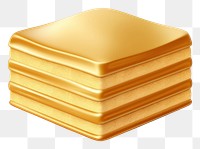 PNG Simple layer cake icon gold white background confectionery.