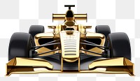 PNG Simple racing car vehicle gold 