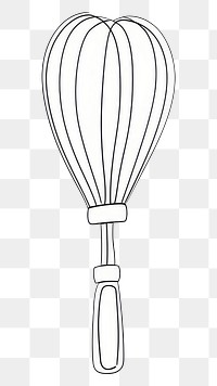 PNG Whisk sketch line white background.