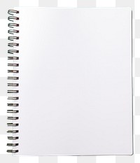 PNG Diary page spiral white.