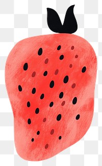 PNG Hint of wallpaper strawberry abstract fruit plant food.