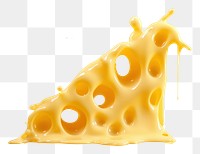 PNG Cheese on liquid yellow pattern food freshness dairy.