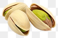 PNG Pistachio nuts plant food white background.