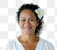 PNG  Cheerful samoan woman portrait adult smile.