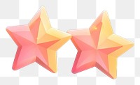 PNG 3d bubble rating stars illuminated decoration christmas. 