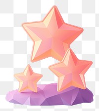 PNG 3d bubble rating stars creativity decoration christmas. AI generated Image by rawpixel.