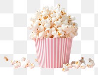 PNG  Popcorn dessert snack food. AI generated Image by rawpixel.
