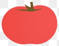 PNG Tomato minimalist form apple plant food.