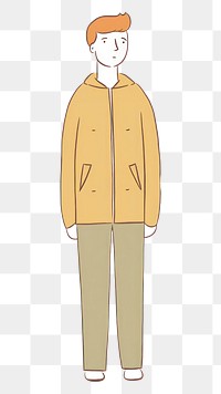 PNG Adult outerwear standing portrait.