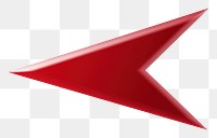 PNG  Red arrow shape white background arrowhead. AI generated Image by rawpixel.