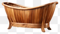 PNG  Bathtub furniture jacuzzi wood. AI generated Image by rawpixel.