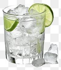 PNG Vodka lime ice cocktail.