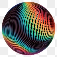 PNG A ball pattern sphere spiral. 