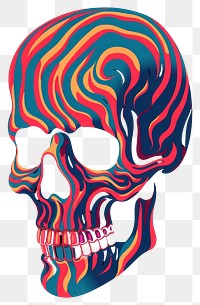 PNG A skull art creativity darkness. 