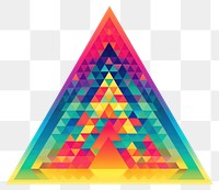 PNG Triangle art creativity abstract. AI generated Image by rawpixel.