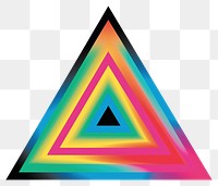 PNG Triangle creativity abstract pyramid. 