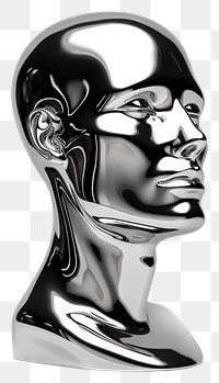 PNG Sculpture statue representation headshot.