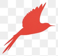 PNG Bird minimalist form animal flying beak.
