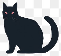 PNG Cat minimalist form animal mammal pet.