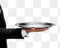 PNG Waiter plate holding adult.