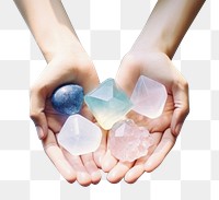 PNG  Crystal healing gemstone jewelry crystal. AI generated Image by rawpixel.